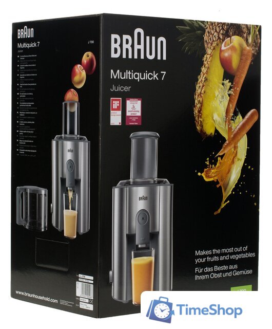 Соковыжималка Braun Multiquick 7 (J 700) - Изображение №8 — Интернет-магазин Time-Shop