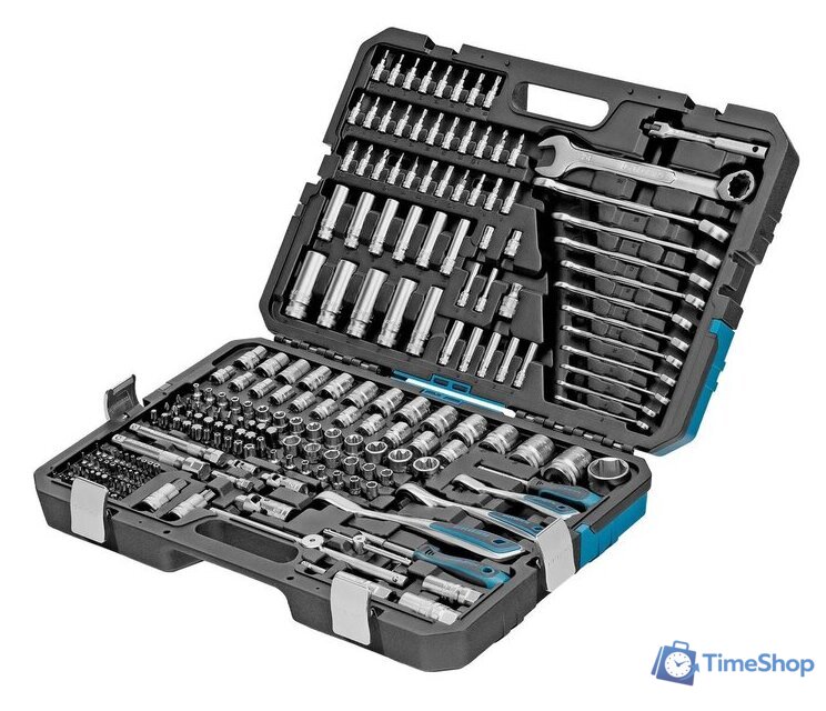 Универсальный набор инструментов GROSS 14157 (216 предметов) - Изображение №1 — Интернет-магазин Time-Shop