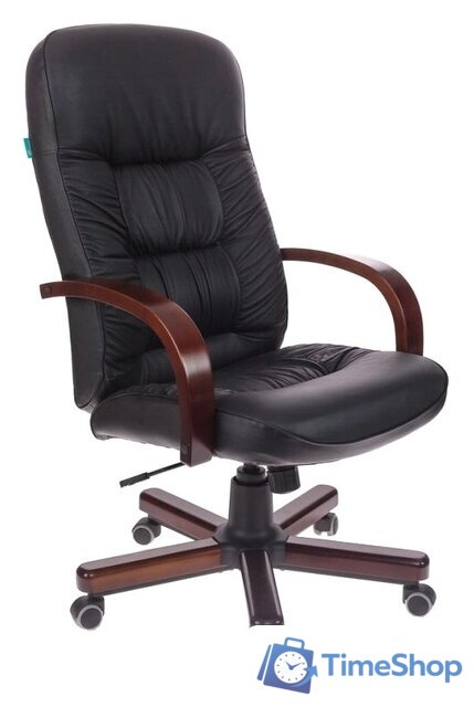 Офисное кресло Бюрократ T-9908/WALNUT (черный) - Изображение №1 — Интернет-магазин Time-Shop