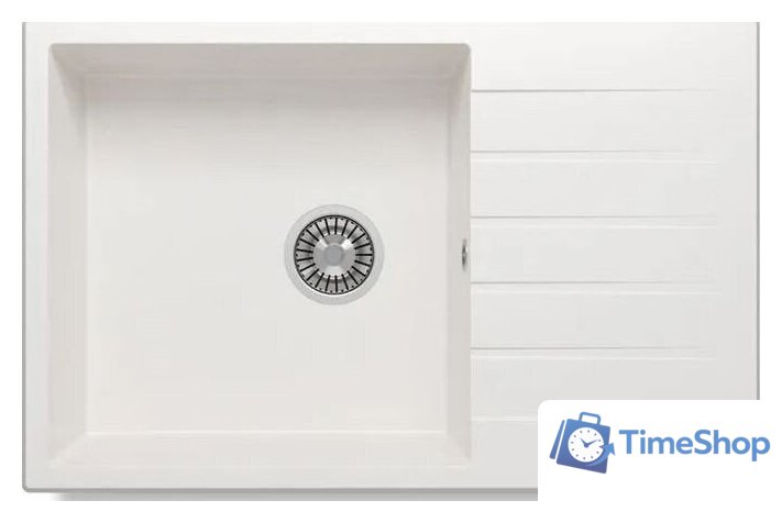 Кухонная мойка Polygran Deka 780 (белый хлопок) - Изображение №1 — Интернет-магазин Time-Shop