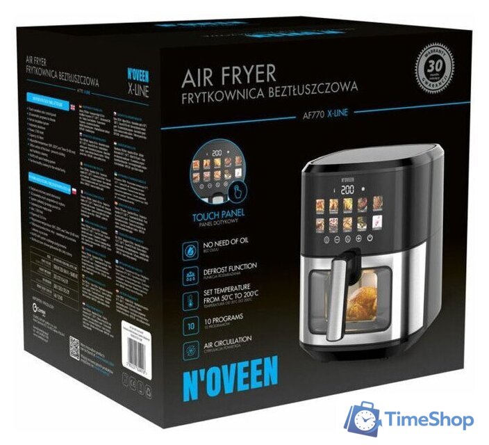 Аэрогриль (аэрофритюрница) Noveen AF770 X-Line - Изображение №16 — Интернет-магазин Time-Shop