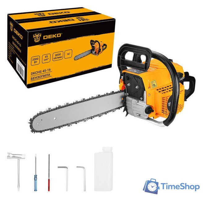 Бензопила Deko DKCHS 45-16 065-1222 - Изображение №1 — Интернет-магазин Time-Shop