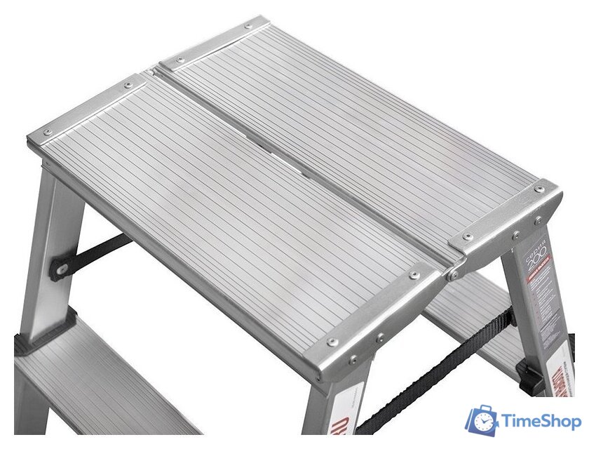 Лестница-стремянка Новая высота NV 212 с увеличенной площадкой 2x6 ступеней - Изображение №8 — Интернет-магазин Time-Shop