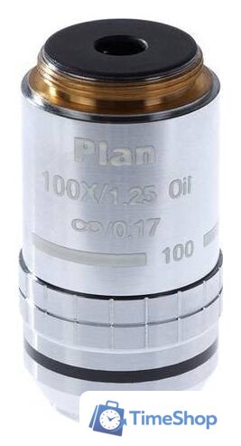 Объектив Микромед 100х/1.25ми план. беск./0.17 21738 - Изображение №1 — Интернет-магазин Time-Shop