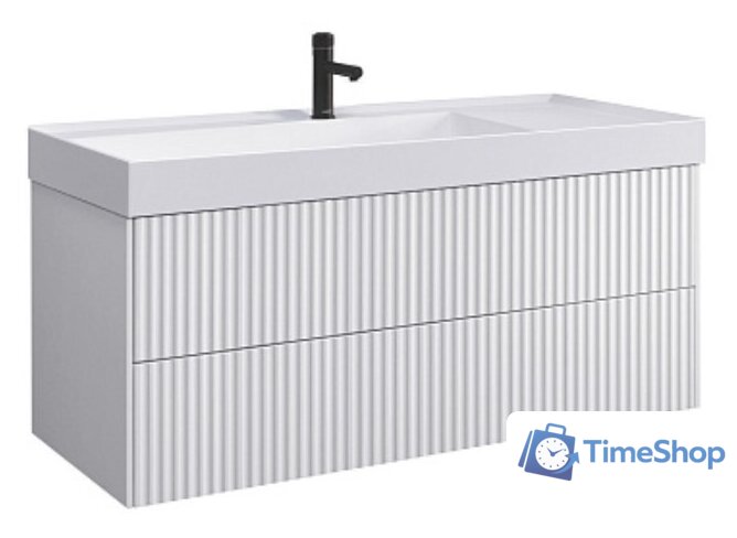  Belux Тумба под умывальник Сиртаки НП 120-02 (1, белый глянцевый) - Изображение №1 — Интернет-магазин Time-Shop