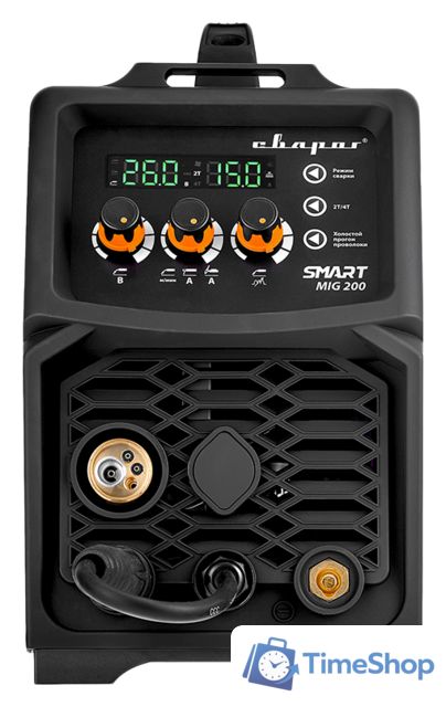 Сварочный инвертор Сварог REAL Smart MIG 200 Black (N2A5) - Изображение №3 — Интернет-магазин Time-Shop