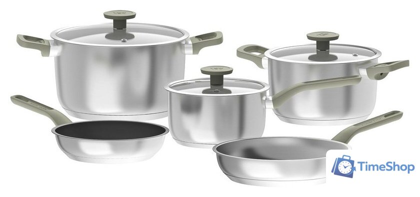 Набор кастрюль BergHOFF Leo Glints Bolt 3950637 - Изображение №1 — Интернет-магазин Time-Shop