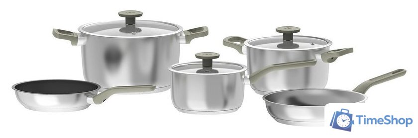 Набор кастрюль BergHOFF Leo Glints Bolt 3950637 - Изображение №2 — Интернет-магазин Time-Shop