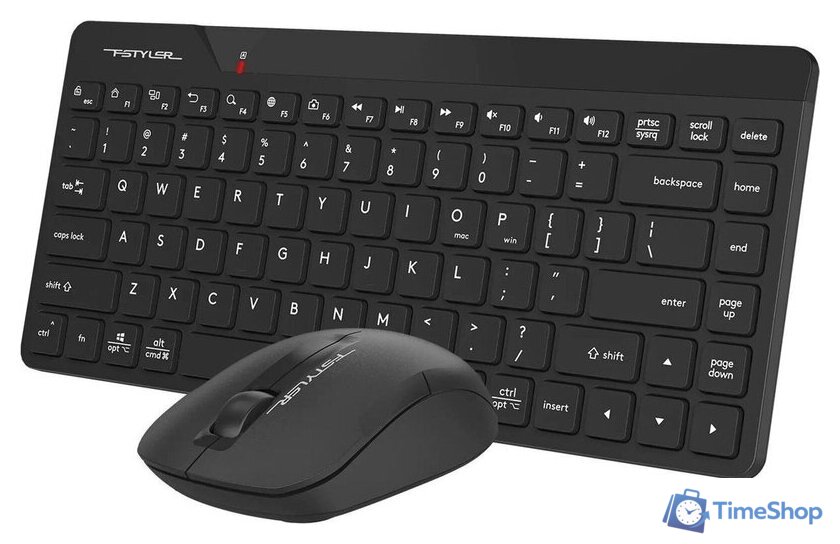 Офисный набор A4Tech Fstyler FG2200 Air2 (черный) - Изображение №4 — Интернет-магазин Time-Shop