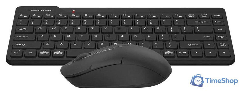 Офисный набор A4Tech Fstyler FG2200 Air2 (черный) - Изображение №5 — Интернет-магазин Time-Shop