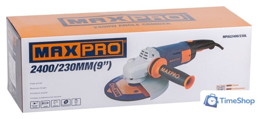 Угловая шлифмашина MAX-PRO 85154 - Изображение №14 — Интернет-магазин Time-Shop