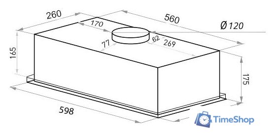 Кухонная вытяжка HOMSair Camelia Power 60 (нержавеющая сталь) - Изображение №12 — Интернет-магазин Time-Shop