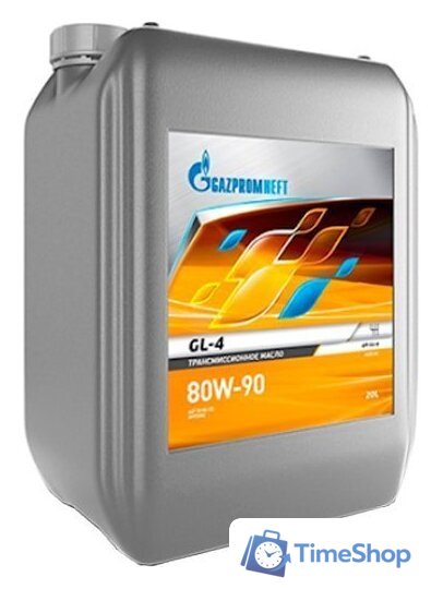 Трансмиссионное масло Gazpromneft GL-4 80W-90 20л - Изображение №1 — Интернет-магазин Time-Shop