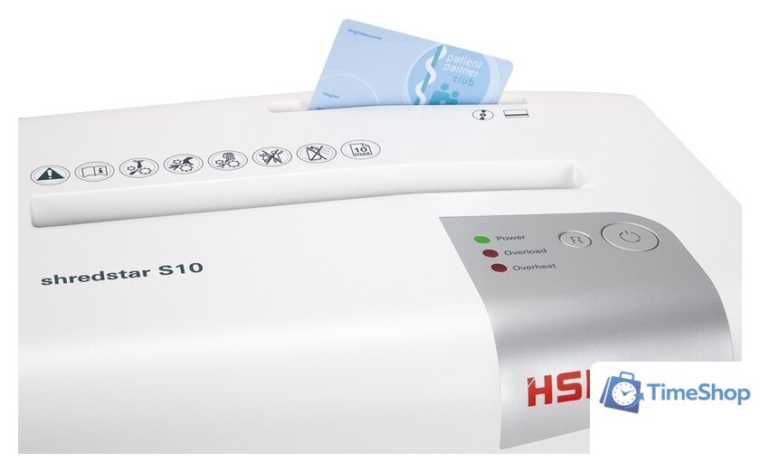 Шредер HSM Shredstar S10 (6) (белый) - Изображение №8 — Интернет-магазин Time-Shop