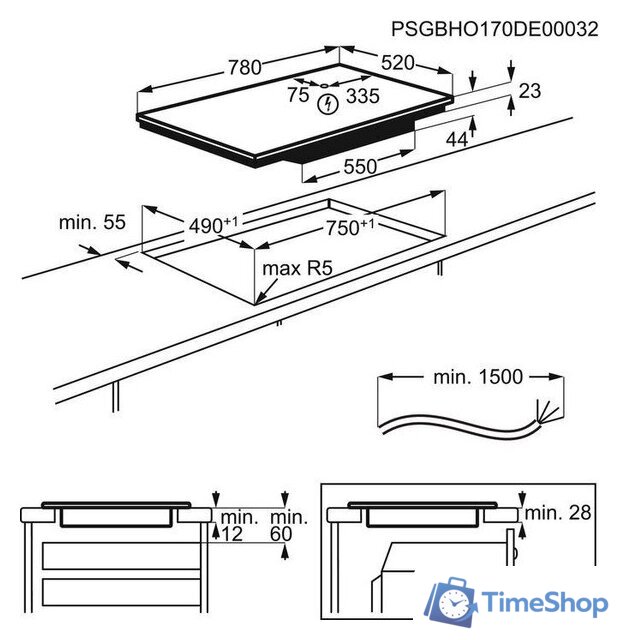 Варочная панель Electrolux EIS8648 - Изображение №7 — Интернет-магазин Time-Shop