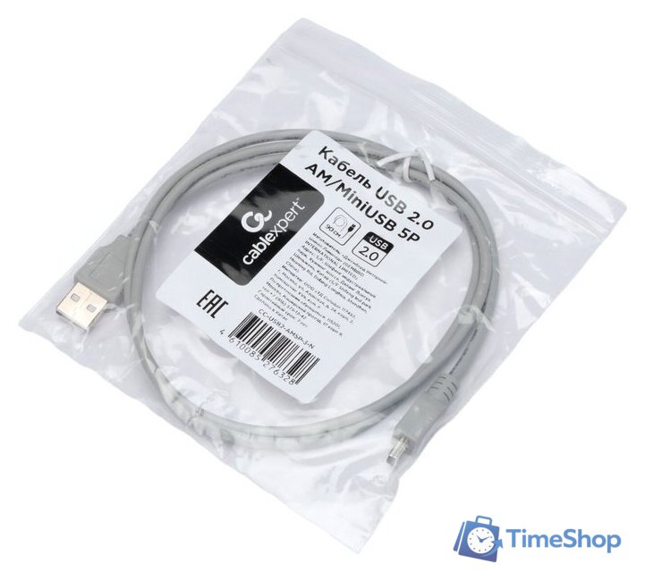 Кабель Cablexpert CC-USB2-AM5P-3-N - Изображение №3 — Интернет-магазин Time-Shop