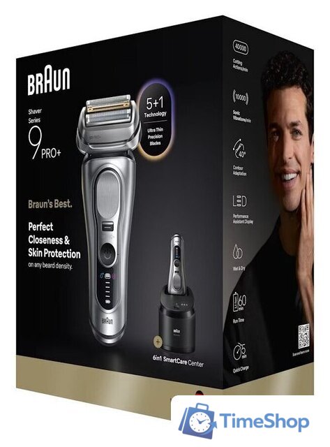 Электробритва Braun Series 9 Pro+ 9667cc - Изображение №2 — Интернет-магазин Time-Shop