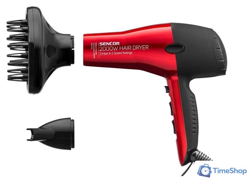 Фен Sencor SHD 6701RD - Изображение №1 — Интернет-магазин Time-Shop