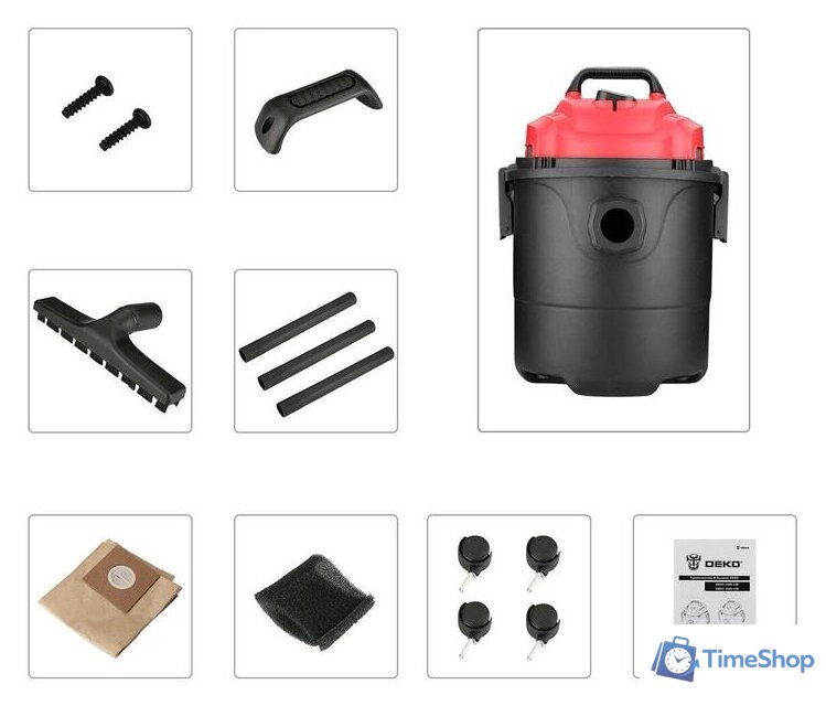 Пылесос Deko DKVC-1400-15P - Изображение №2 — Интернет-магазин Time-Shop
