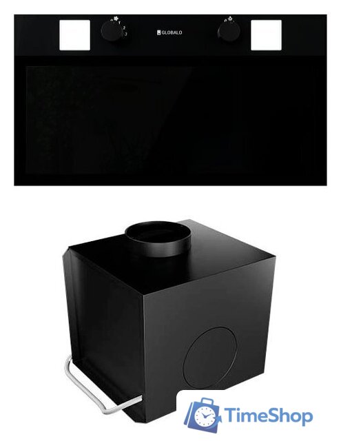 Кухонная вытяжка Globalo Spineiro 60.1 + Turbina TW 2.1 (черный) - Изображение №1 — Интернет-магазин Time-Shop