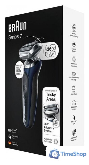 Электробритва Braun Series 7 71-B1000s - Изображение №8 — Интернет-магазин Time-Shop