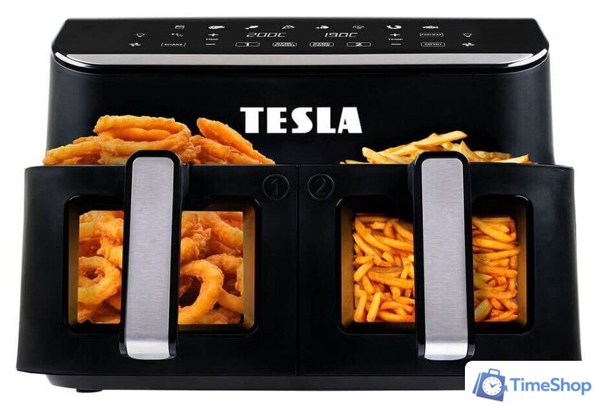 Аэрогриль (аэрофритюрница) Tesla Electronics DualZone Q460 XXL - Изображение №4 — Интернет-магазин Time-Shop