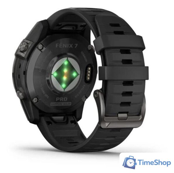Умные часы Garmin Fenix 7 Pro Sapphire Solar (карбоново-серый титан/черный) - Изображение №12 — Интернет-магазин Time-Shop