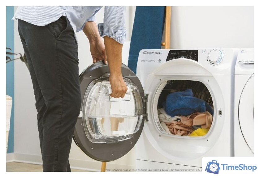 Сушильная машина Candy ROE H9A2TCEX-S - Изображение №4 — Интернет-магазин Time-Shop