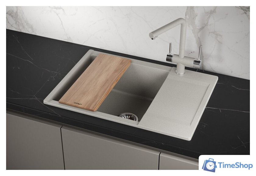 Кухонная мойка Granula ES-7003 (базальт) - Изображение №3 — Интернет-магазин Time-Shop
