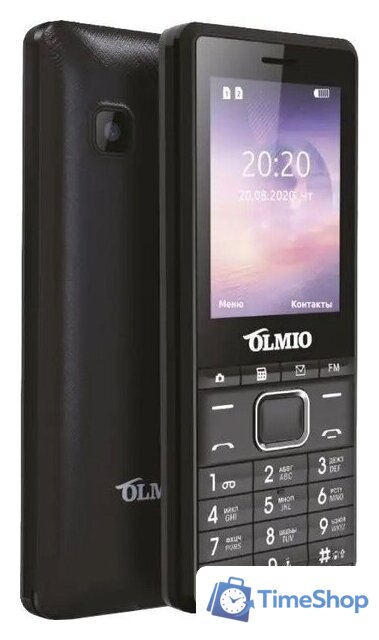 Кнопочный телефон Olmio A25 (черный) - Изображение №1 — Интернет-магазин Time-Shop