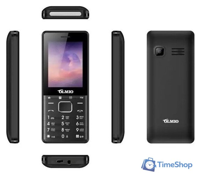 Кнопочный телефон Olmio A25 (черный) - Изображение №3 — Интернет-магазин Time-Shop