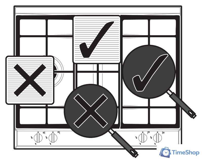 Варочная панель Smeg P272XGH - Изображение №8 — Интернет-магазин Time-Shop