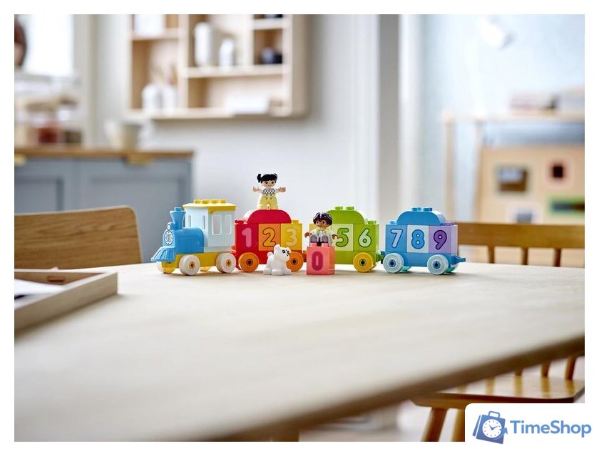 Конструктор LEGO Duplo 10954 Поезд с цифрами — учимся считать - Изображение №16 — Интернет-магазин Time-Shop