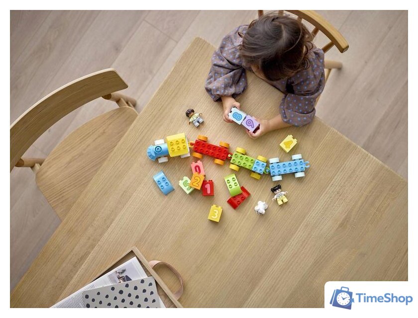 Конструктор LEGO Duplo 10954 Поезд с цифрами — учимся считать - Изображение №18 — Интернет-магазин Time-Shop