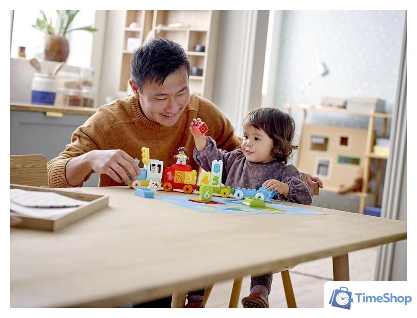 Конструктор LEGO Duplo 10954 Поезд с цифрами — учимся считать - Изображение №17 — Интернет-магазин Time-Shop