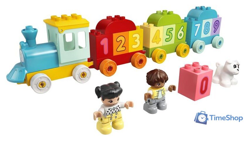 Конструктор LEGO Duplo 10954 Поезд с цифрами — учимся считать - Изображение №3 — Интернет-магазин Time-Shop