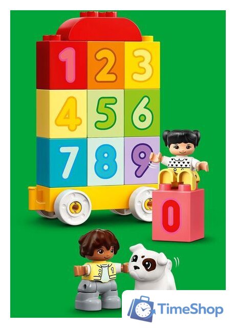 Конструктор LEGO Duplo 10954 Поезд с цифрами — учимся считать - Изображение №15 — Интернет-магазин Time-Shop