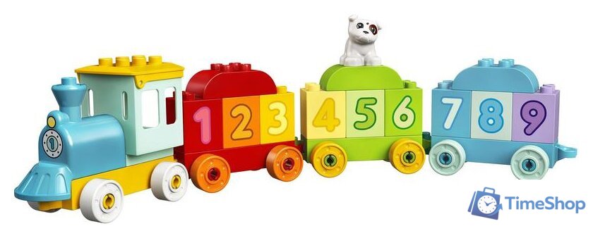 Конструктор LEGO Duplo 10954 Поезд с цифрами — учимся считать - Изображение №8 — Интернет-магазин Time-Shop