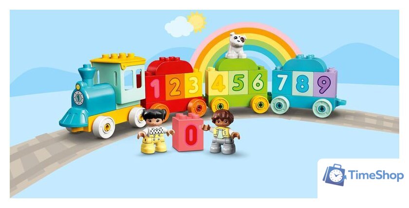 Конструктор LEGO Duplo 10954 Поезд с цифрами — учимся считать - Изображение №20 — Интернет-магазин Time-Shop