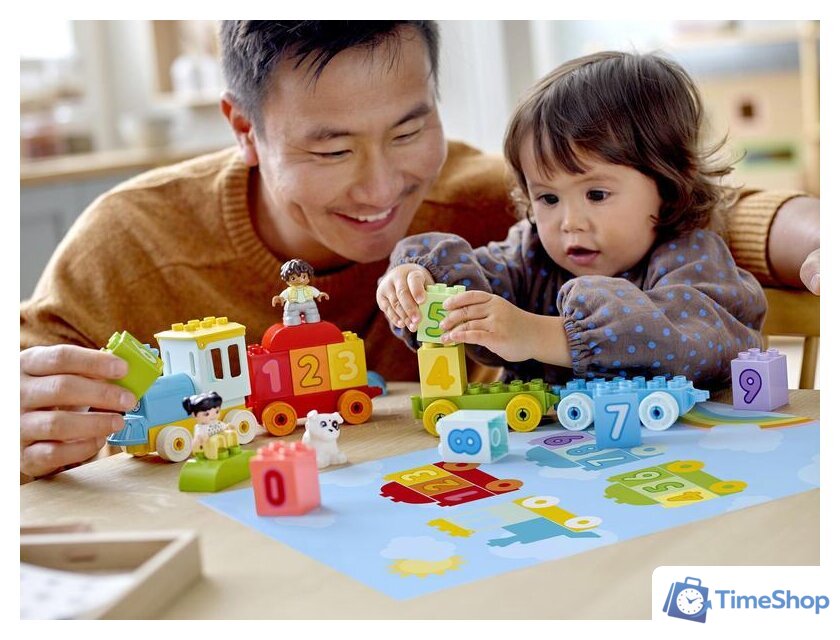 Конструктор LEGO Duplo 10954 Поезд с цифрами — учимся считать - Изображение №19 — Интернет-магазин Time-Shop