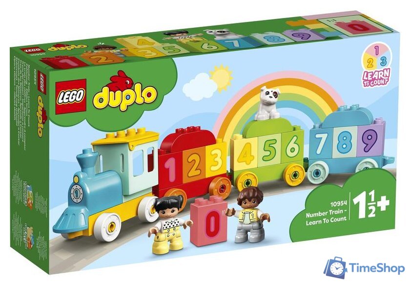 Конструктор LEGO Duplo 10954 Поезд с цифрами — учимся считать - Изображение №1 — Интернет-магазин Time-Shop