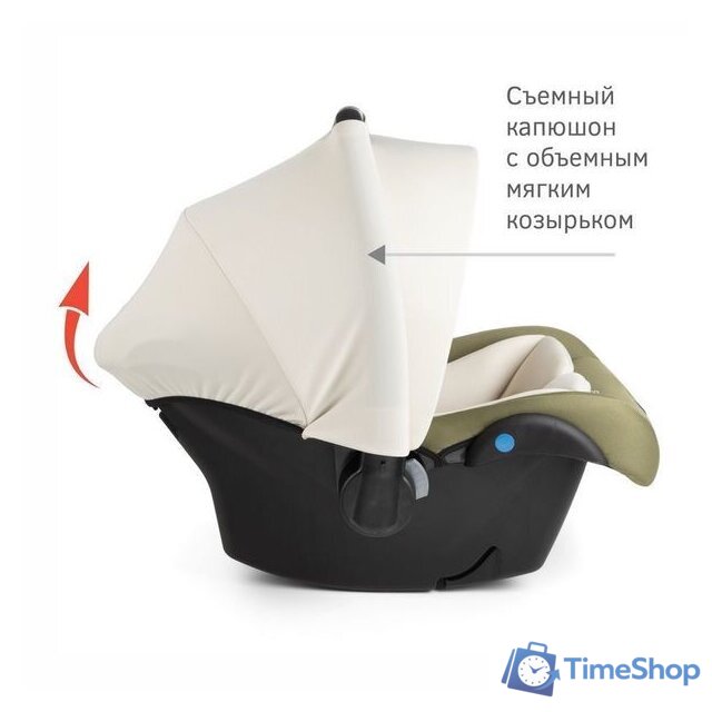 Детское автокресло Siger Дафни (оливковый) - Изображение №2 — Интернет-магазин Time-Shop