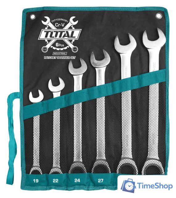 Набор ключей Total THT102RK061 (6 предметов) - Изображение №2 — Интернет-магазин Time-Shop