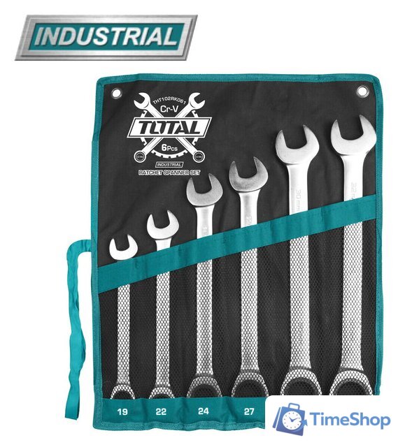 Набор ключей Total THT102RK061 (6 предметов) - Изображение №1 — Интернет-магазин Time-Shop