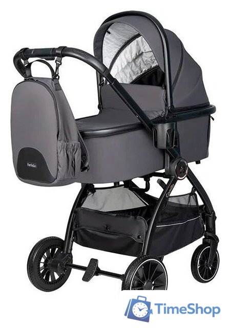 Универсальная коляска Farfello Camille 2024 (3 в 1, графит) - Изображение №1 — Интернет-магазин Time-Shop