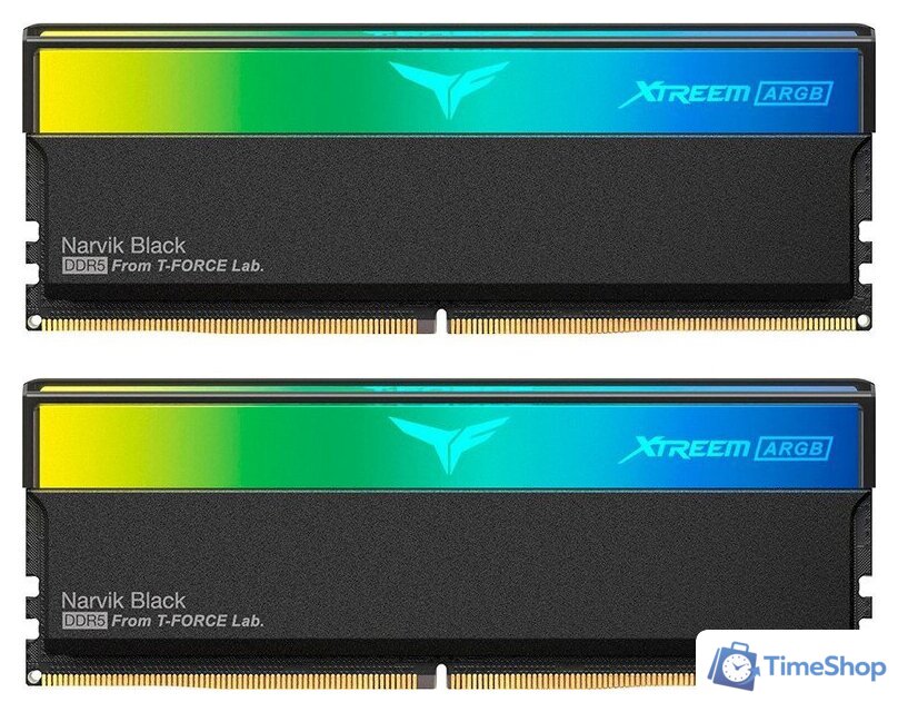 Оперативная память Team T-Force Xtreem ARGB 2x16ГБ DDR5 6400 МГц FF9D532G6400HC32ADC01 - Изображение №1 — Интернет-магазин Time-Shop