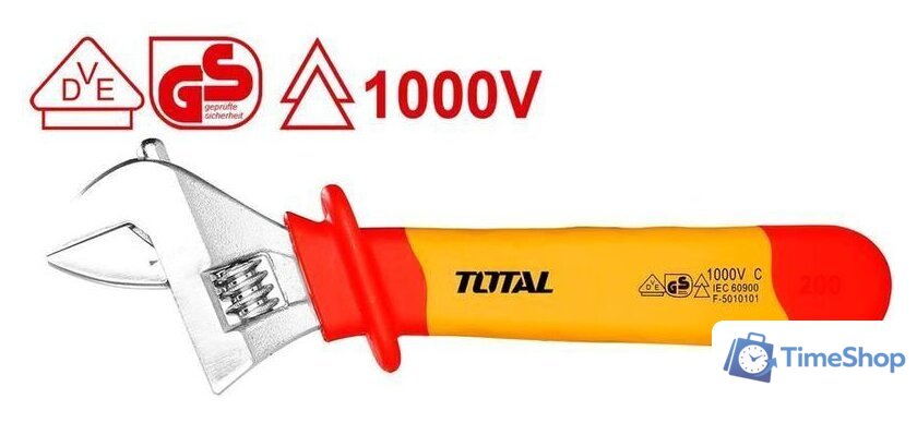 Ключ разводной Total THIADW101 - Изображение №1 — Интернет-магазин Time-Shop