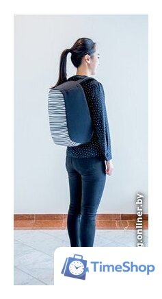 Городской рюкзак XD Design Bobby Compact (зебра) - Изображение №9 — Интернет-магазин Time-Shop