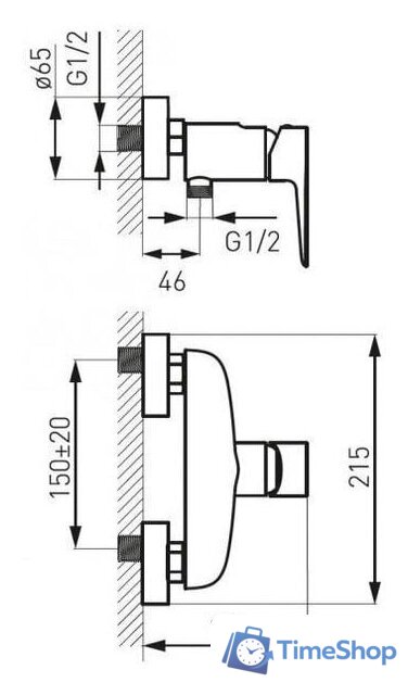Смеситель Ferro Adore BDR7 (белый/хром) - Изображение №2 — Интернет-магазин Time-Shop