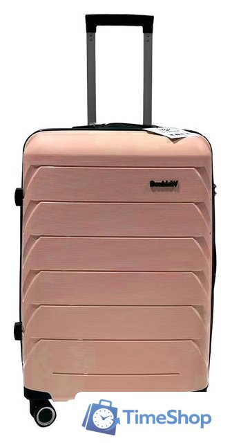 Чемодан-спиннер DoubleW YF-PP02 (S, розовый) - Изображение №1 — Интернет-магазин Time-Shop